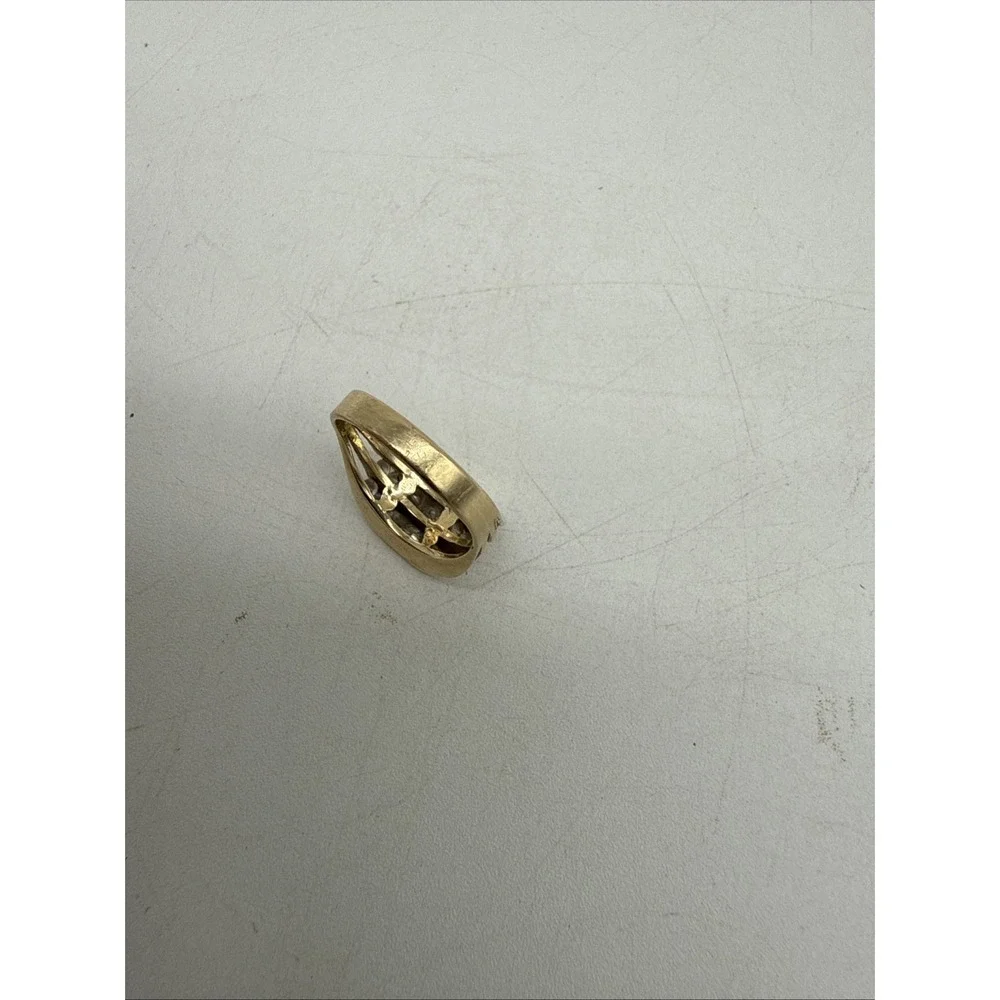 14K Gold Multi Row Channel Diamond Ring